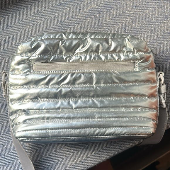 Dagne Dover Micah Crossbody in metallic silver - Picture 8 of 11